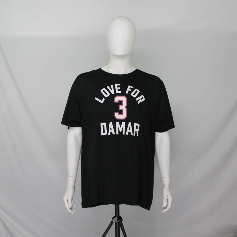 Share Nike T Shirt Love For Damar 3 Black 3XL The Nike Tee Dri Fit - [MT50]
